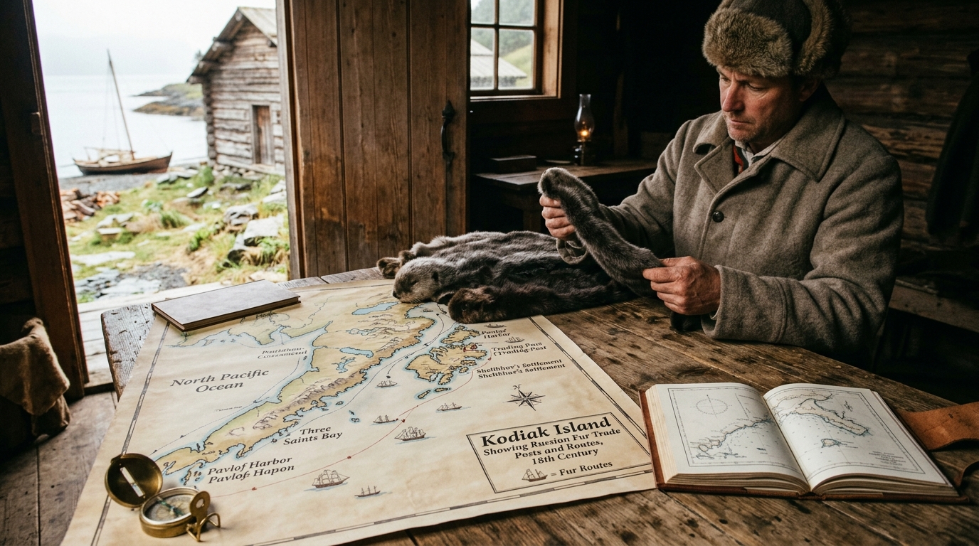 Russian Fur Trade and the Founding of Kodiak