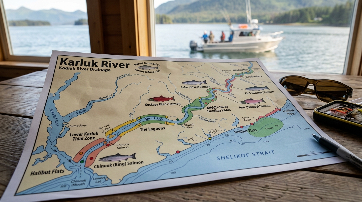Larsen Bay and the Karluk River System