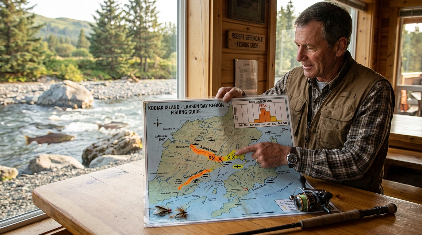 Where to Cast for Kings Near Larsen Bay