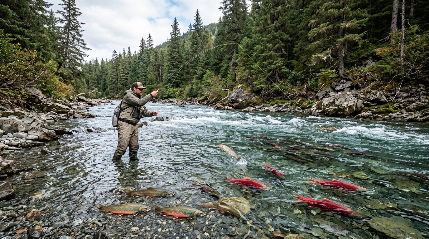 Species You'll Encounter on Kodiak's Rivers