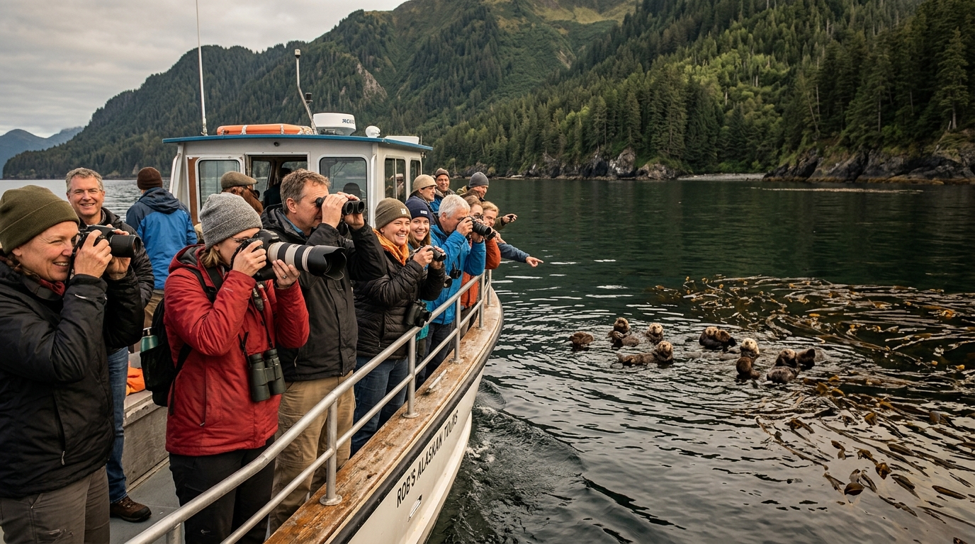Sea Otters Turn Up on Almost Every Charter
