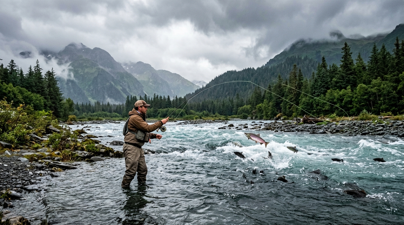 Pink Salmon Fishing on Kodiak Island: Timing and Rivers