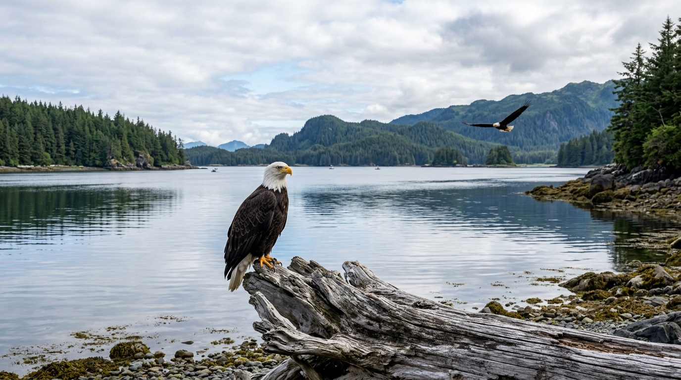 Best Places to Spot Bald Eagles Near Larsen Bay