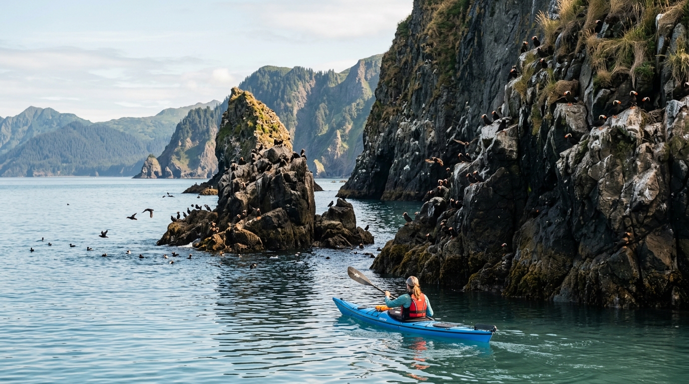 Where to Spot Puffins Around Larsen Bay