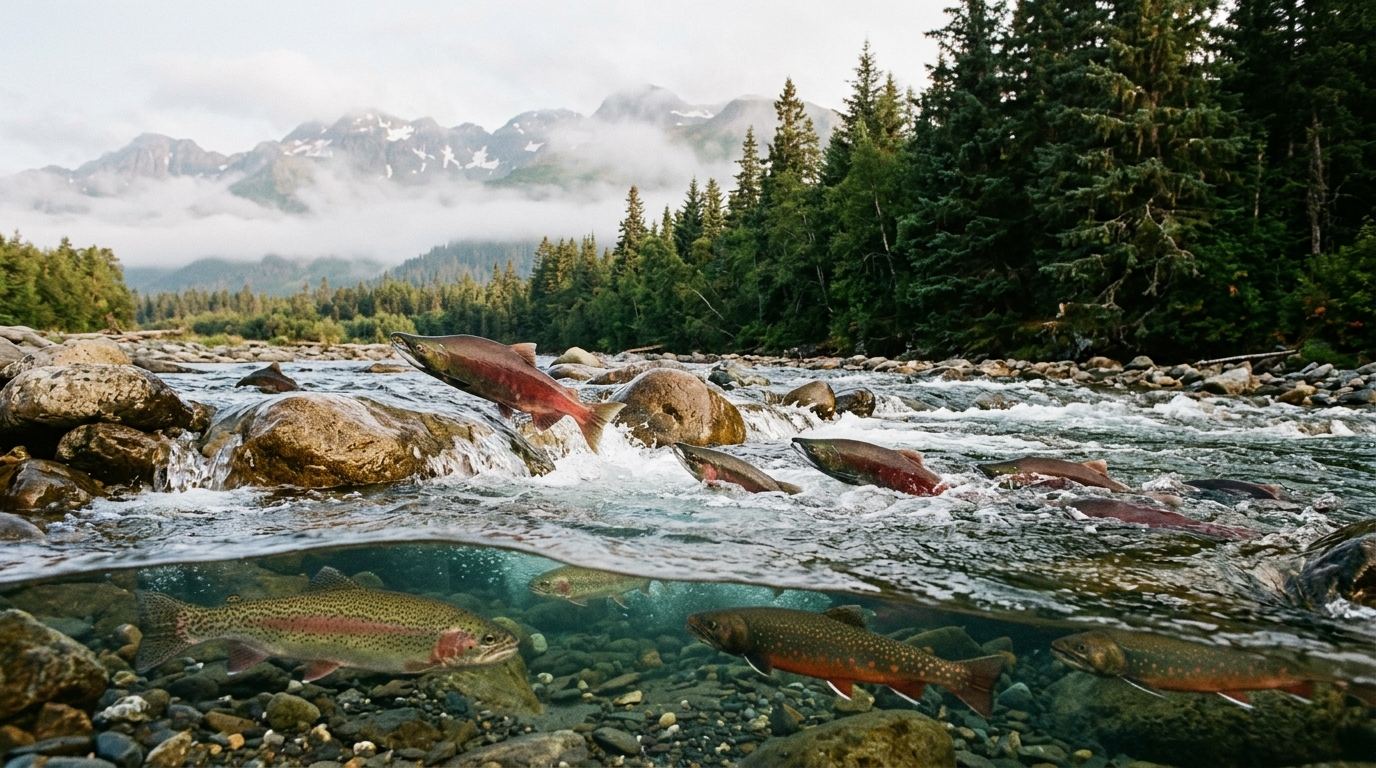 Salmon Still Anchor the River Season