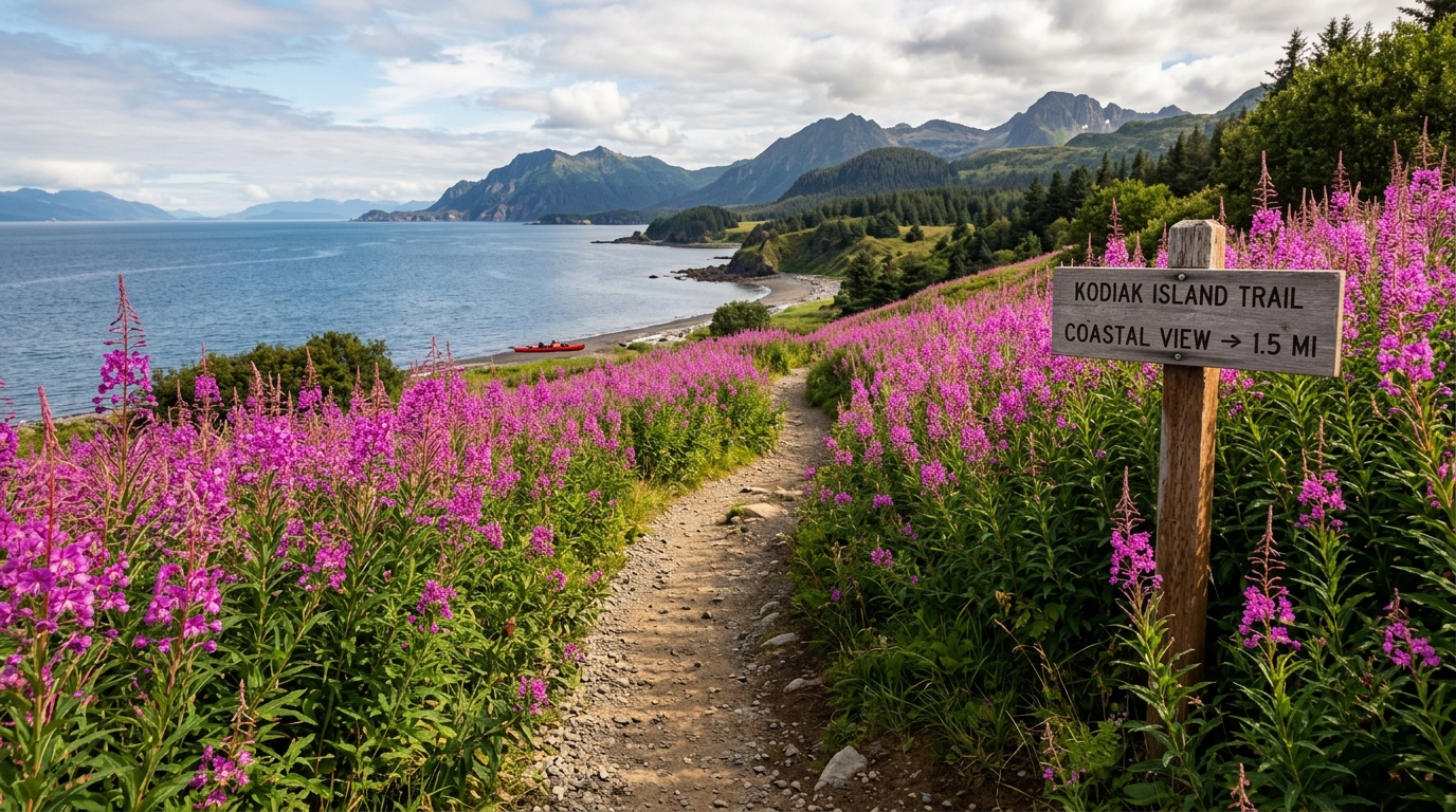 When Fireweed Blooms on Kodiak Island